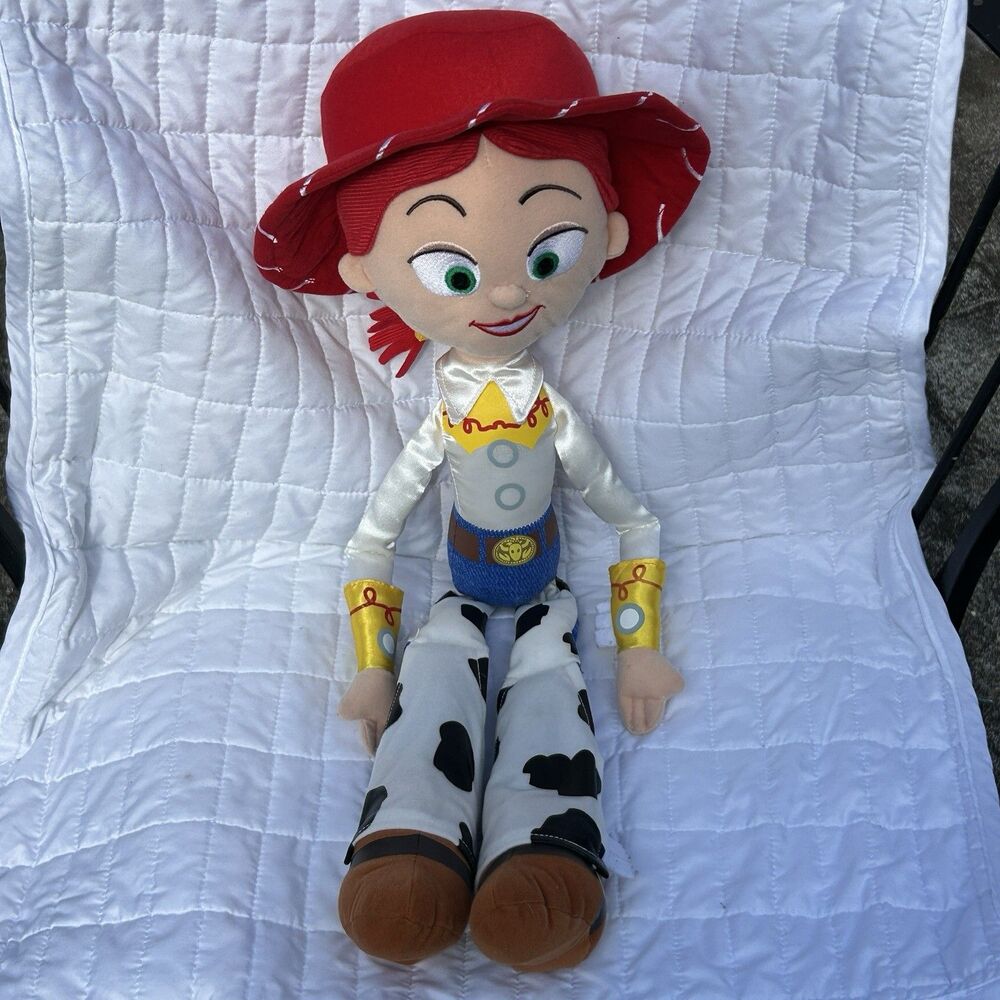 Disney Toy Story Jessie 24” Large Plush Disney Store Stuffed Doll Hat Cowgirl